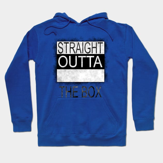 Straight outta the box Hoodie by melcu